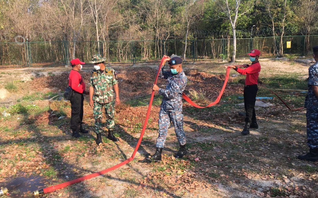 วนอุทยานภูสิงห์-ภูผาผึ้ง สบอ.9 (อุบลราชธานี) เตรียมความพร้อมปฏิบัติการดับไฟป่า