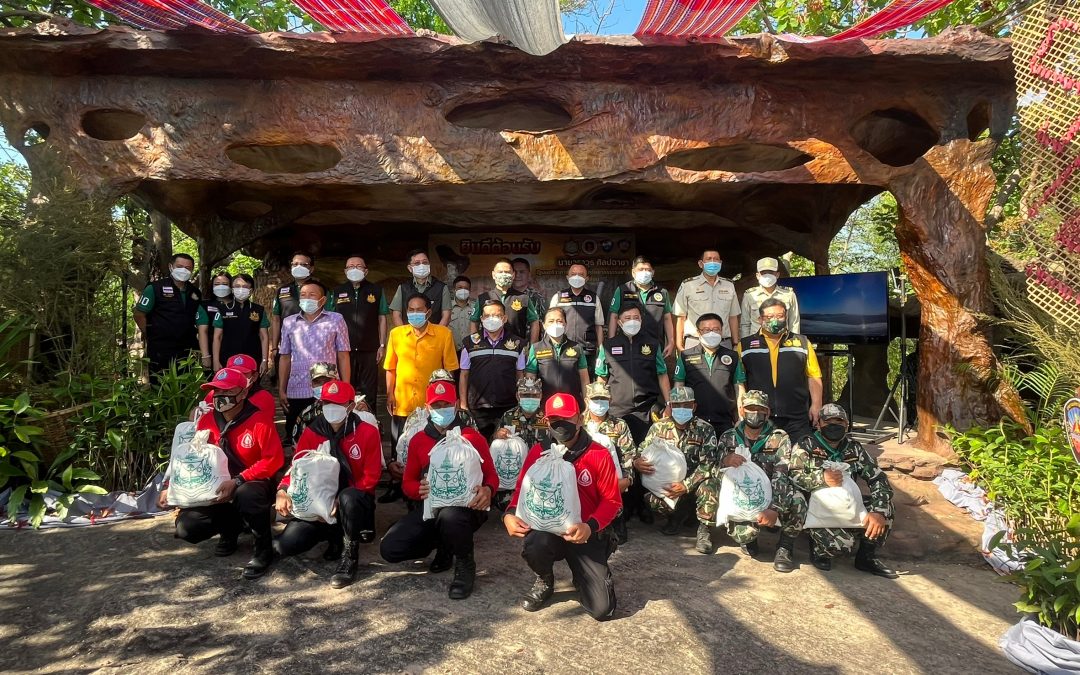 สบอ.9 (อุบลราชธานี) ร่วมต้อนรับ รมว.ทส. ในการตรวจเยี่ยมและให้กำลังใจเจ้าหน้าที่ อช.ผาแต้ม
