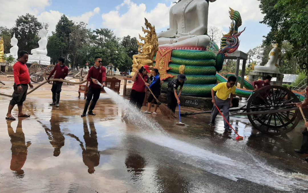วันที่ 24 ตุลาคม 2565 ทส.ช่วยเหลือผู้ประสบภัยน้ำท่วม  จากพายุ “โนรู” ท้องที่ศรีสะเกษและอุบลราชธานี