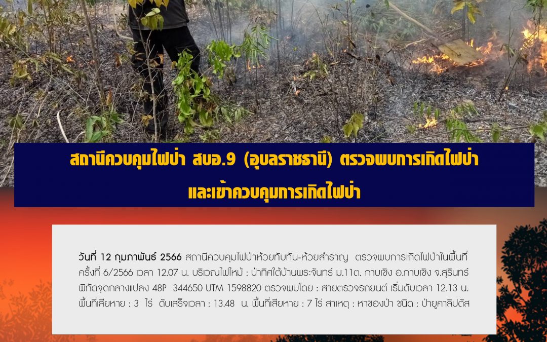 รายงานสถานการณ์ข่าวเด่นประจำวันที่ 12 กุมภาพันธ์ 2566