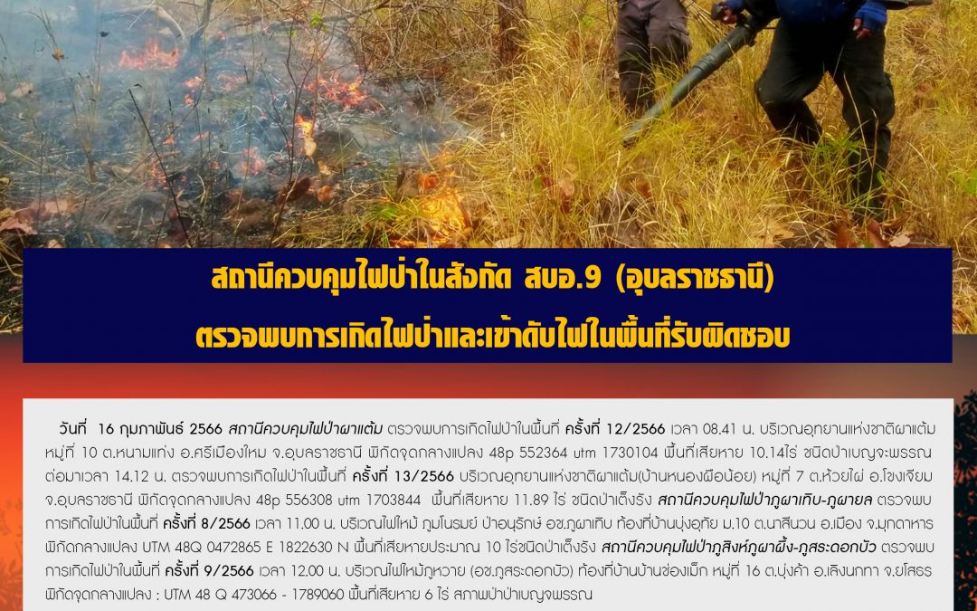 รายงานสถานการณ์ข่าวเด่นประจำวันที่ 16 กุมภาพันธ์ 2566
