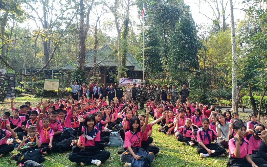 วันที่ 13 กุมภาพันธ์ 2566 สวนรุกขชาติน้ำตกสำโรงเกียรติ บรรยายเรื่องพฤกษศาสตร์ นำเดินเส้นทางศึกษาธรรมชาติ