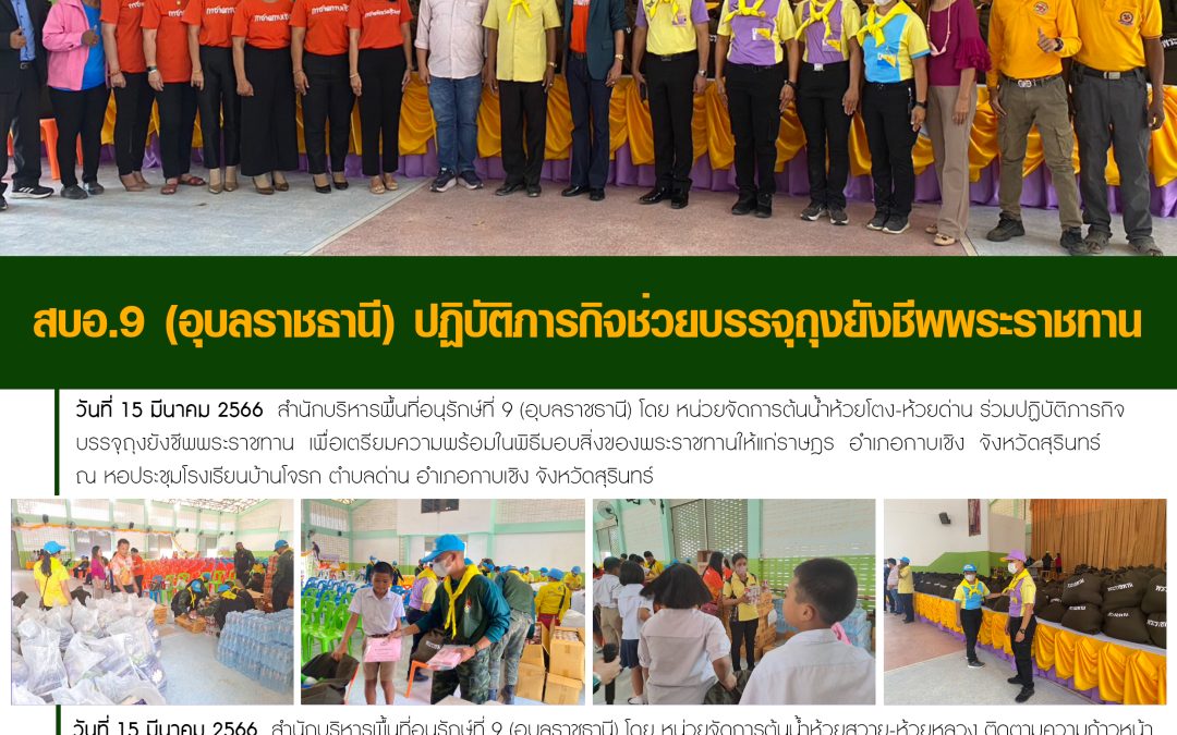 รายงานสถานการณ์ข่าวเด่นประจำวันที่ 15 มีนาคม 2566