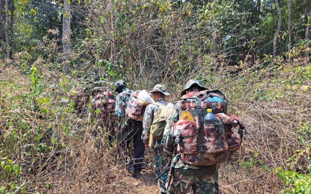 รายงานการพบร่องรอยการเข้าพื้นที่ใน ขสป.พนมดงรัก ของชาวกัมพูชา