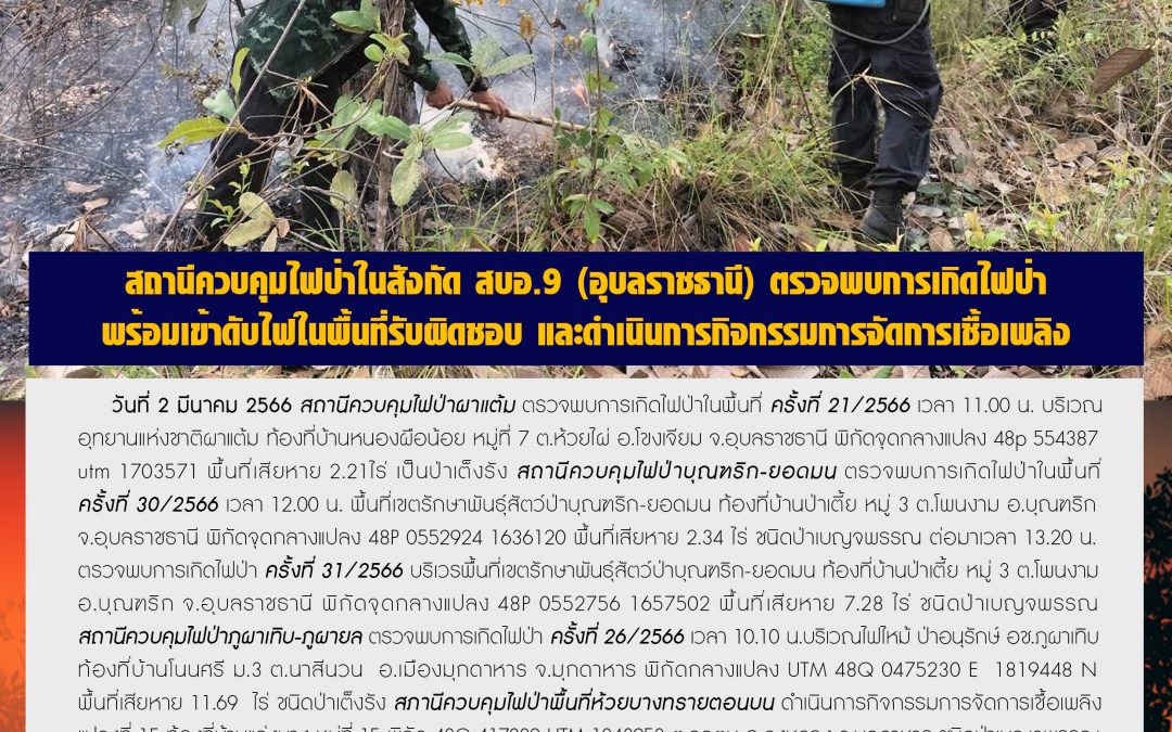 รายงานสถานการณ์ข่าวเด่นประจำวันที่ 5 มีนาคม 2566