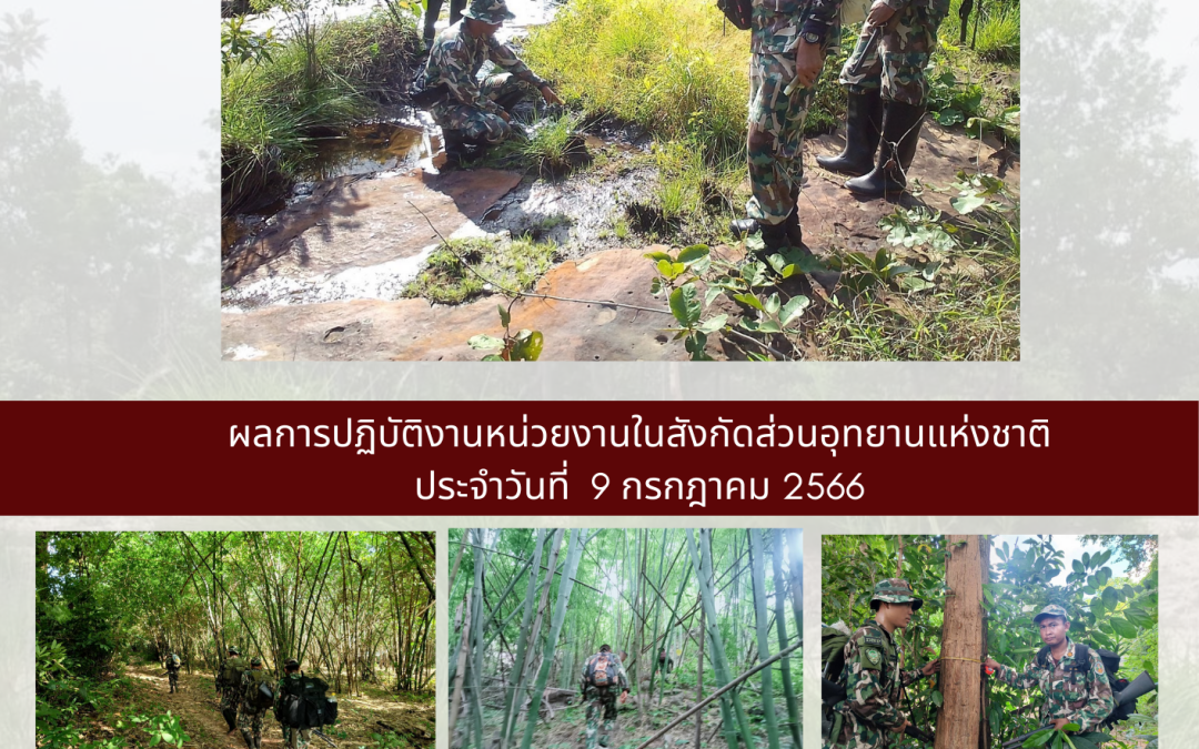 รายงานสถานการณ์ข่าวเด่นประจำวันที่ 9 กรกฎาคม 2566