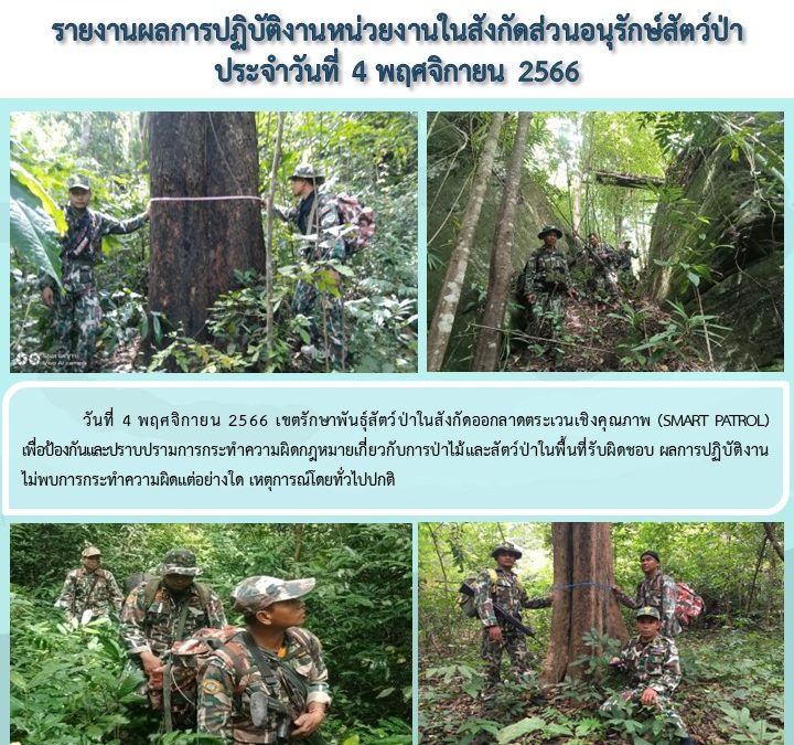 รายงานสถานการณ์ข่าวเด่นประจำวันที่ 4 พฤศจิกายน 2566
