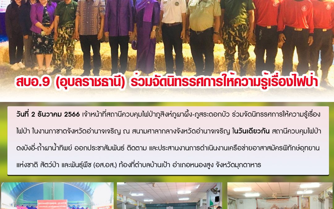 รายงานสถานการณ์ข่าวเด่นประจำวันที่ 2 ธันวาคม 2566