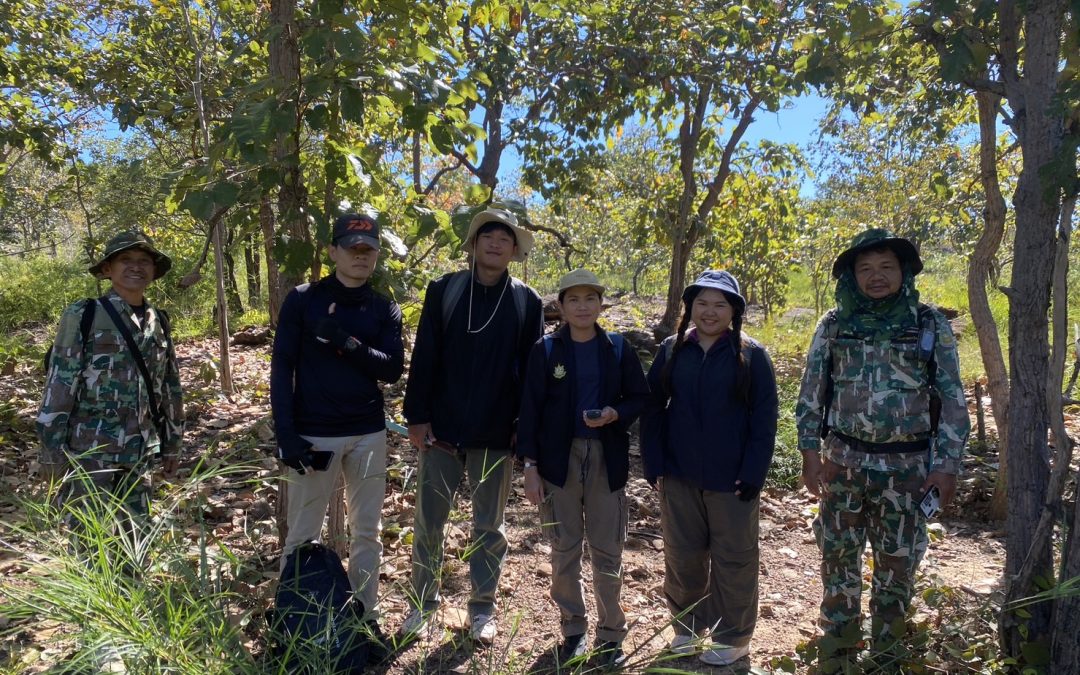 สบอ.9 (อุบลราชธานี) สำรวจทรัพยากรป่าไม้ในพื้นที่ป่าอนุรักษ์อุทยานแห่งชาติเขาพระวิหาร อำเภอน้ำขุ่น จังหวัดอุบลราชธานี