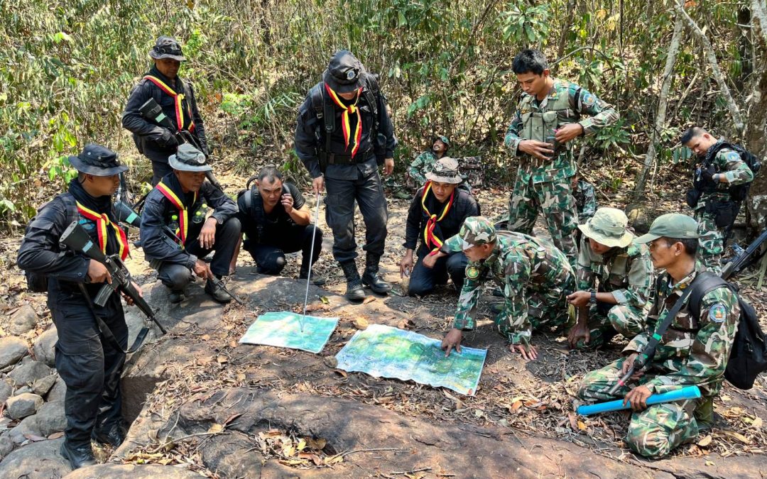 เขตรักษาพันธุ์สัตว์ป่าพนมดงรัก ร่วมกับกองร้อยทหารพราน ที่ 2609 (ฐานปฎิบัติการเนิน 610) ร่วมกันลาดตระเวนป้องกันและปราบปรามการกระทำผิดกฎหมาย