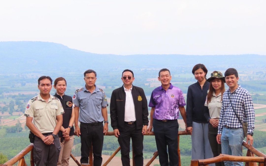 ผอ.สบอ.9​ ตรวจเยี่ยมและให้กำลังใจการปฎิบัติงานแก่เจ้าหน้าที่ ในพื้นที่อนุรักษ์แบบบูรณาการเชิงพื้นที่อุทยานแห่งชาติภูสระดอกบัว