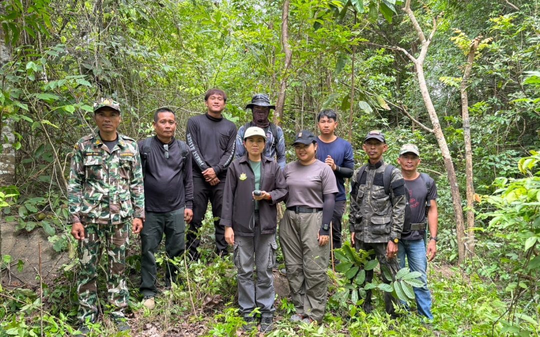 สบอ.9 (อุบลราชธานี) สำรวจทรัพยากรป่าไม้ในพื้นที่ป่าอนุรักษ์ เขตรักษาพันธุ์สัตว์ป่าห้วยทับทัน-ห้วยสำราญ อำเภอบัวเชด จังหวัดสุรินทร์
